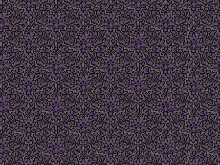 16  EOB Web of Roses Damask Fabric MAS10215-VEOB Purple by Jera Brandvig for Maywood Studio Online Hot Sale