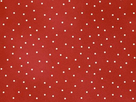 Scattered Dot Cotton Fabric Red MAS8119-R5 Beautiful Basics by Maywood Studio For Discount