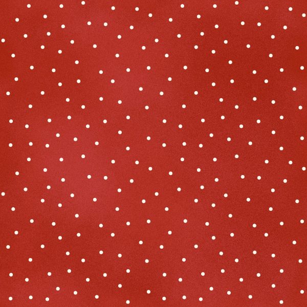 Scattered Dot Cotton Fabric Red MAS8119-R5 Beautiful Basics by Maywood Studio For Discount