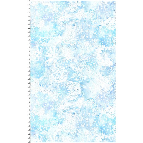 Blizzard Cotton Fabric White MASD10191-W Paper Flurries by Maywood Studio Online Sale