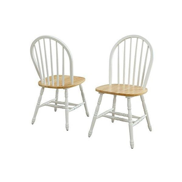 Better Homes and Gardens 14  White Autumn Lane Windsor Chairs - Set of 2 For Sale