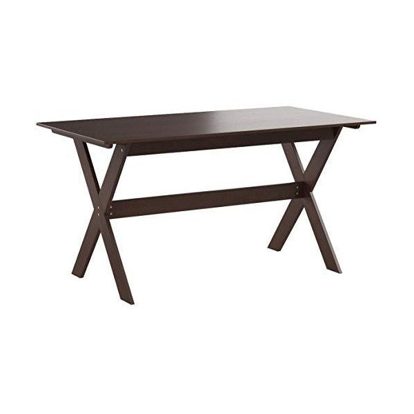 Zinus William Trestle OLB-DT-T56 56  Espresso Large Wood Dining Table Cheap