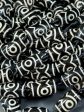 Natural Tibetan Gemstone Bead 24x14mm Barrel Shape Bead, Beautiful Black White Color Hand Painted Design Tibetan Gemstone Bead Great Quality For Cheap