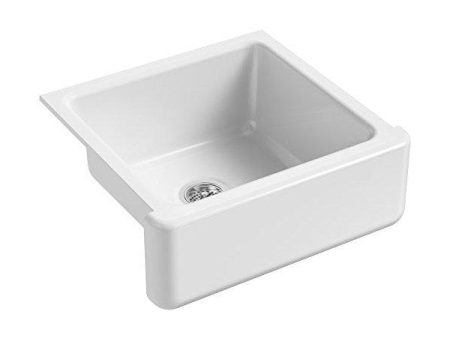 KOHLER Whitehaven K-5665-0 23  White Single Bowl Farmhouse Undermount Sink Online