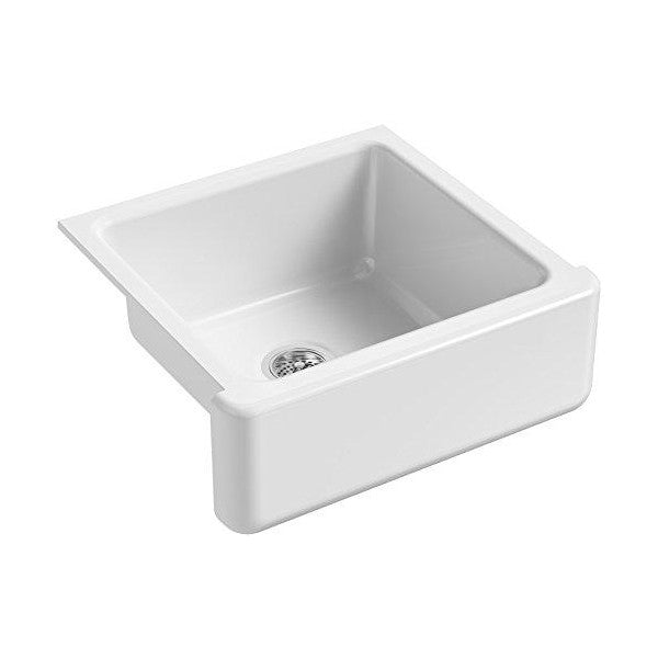 KOHLER Whitehaven K-5665-0 23  White Single Bowl Farmhouse Undermount Sink Online