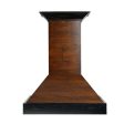 ZLine KBAR 30  Antigua and Walnut Wooden Wall Mount Range Hood with Motor Discount