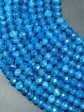 NATURAL Blue Apatite Gemstone Bead Faceted 6x5mm 8x6mm Rondelle Shape, Beautiful Blue Color Apatite Gemstone Bead, Great Quality Apatite 15.5  Hot on Sale