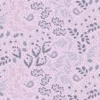 Birds Cotton Fabric Light Lilac CLTY4127-143 Winter Gardens by Meags & Me for Clothworks For Discount