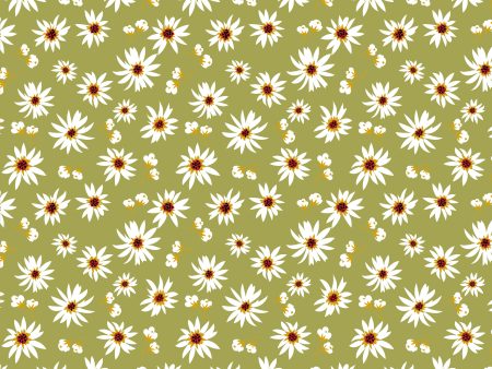 City Bound Cotton Fabric Green POCFG20711  Farmgirls Unite by Lori Woods for Poppie Cotton Discount