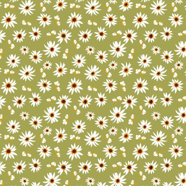 City Bound Cotton Fabric Green POCFG20711  Farmgirls Unite by Lori Woods for Poppie Cotton Discount