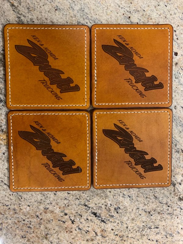 Custom Leather Coaster Cheap