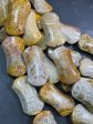 Natural Fossil Coral Gemstone Bead 45x25mm Hourglass Shape, Beautiful Natural Beige Orange Color Fossil Coral Beads, Full Strand 15.5  Sale