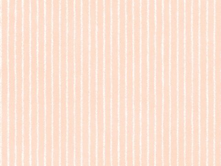 Woolies Flannel Little Lambies Stripe Fabric Peach MASF18508-C by Bonnie Sullivan for Maywood Studio Hot on Sale