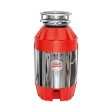 Franke FWDJ125 16  Red Continuous 1 1 4 Hp Shell Waste Disposer For Discount