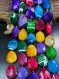 Natural Dragon Skin Agate Gemstone Bead Faceted 36x30mm Teardrop Shape, Beautiful Multicolor Rainbow Dragon Skin Agate Beads, 15.5  Strand Sale