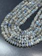 NATURAL Blue Flash Labradorite Gemstone Bead 8-9mm Freeform Rondelle Shape, Beautiful Natural Gray Color Full Strand 15.5  Hot on Sale