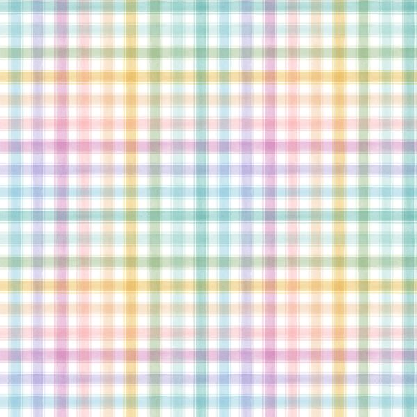 29  EOB Plaid Multi Color Cotton Fabric CLTY4011-55EOB Spring Has Sprung by Heatherlee Chan for Clothworks Online now