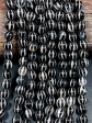 Natural Tibetan Gemstone Bead 6mm 8mm 10mm Round Bead, Beautiful Black White Dzi Striped Tibetan Agate Bead 15.5  Strand on Sale