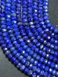 AAA Natural Lapis Lazuli Gemstone Bead Faceted 5x8mm Rondelle Shape, Gorgeous Natural Royal Blue Color Lapis Beads, 15.5  Strand For Cheap