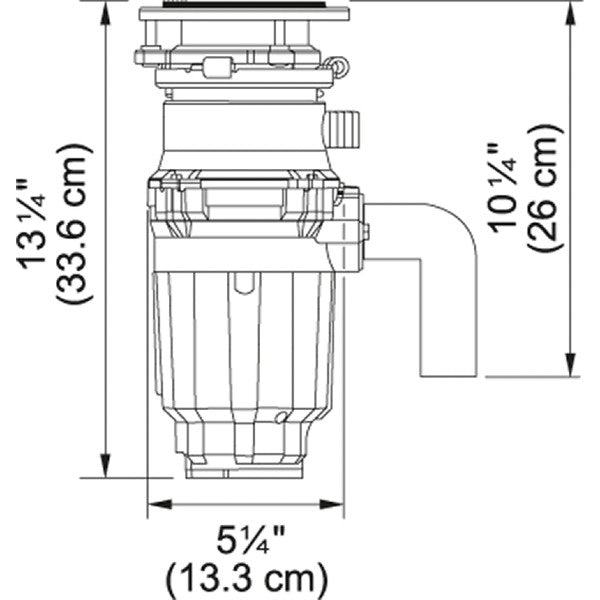 Franke WDJ50 13  Red 1 2 Hp Continuous Waste Disposer Hot on Sale