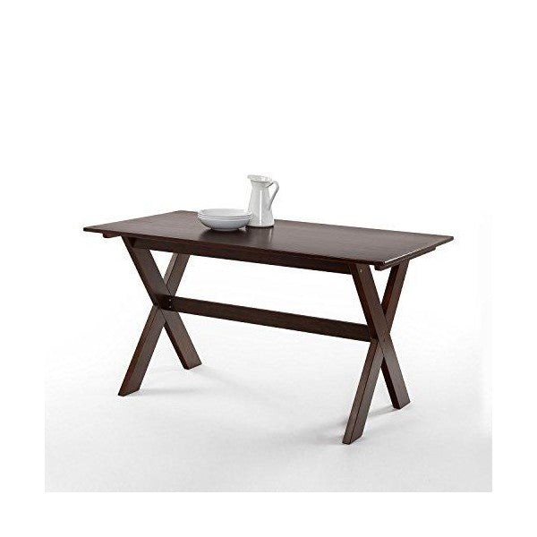 Zinus William Trestle OLB-DT-T56 56  Espresso Large Wood Dining Table Cheap