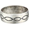 Antiqued Silver Bangle Discount