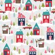 Christmas Neighborhood Cotton Fabric Gray MAS10203-K Cup of Cheer by Kimberbell for Maywood Studio For Sale