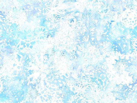 Blizzard Cotton Fabric White MASD10191-W Paper Flurries by Maywood Studio Online Sale