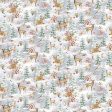 Forest Animal Scenic Cotton Fabric HEG820-90 Multi Bundle Up by Barb Tourtillotte for Henry Glass on Sale