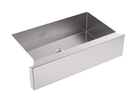 KOHLER K-5415-NA 35  Stainless Steel Single Bowl Farmhouse Undermount Sink Discount