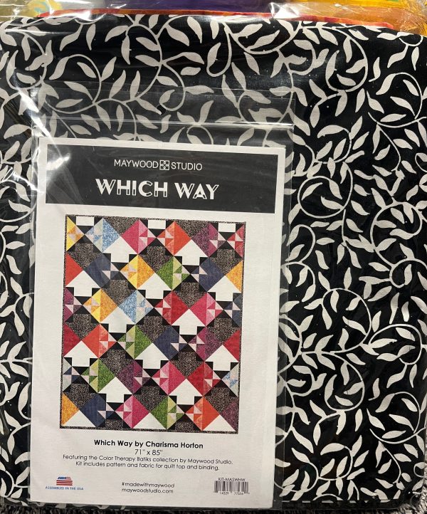 Which Way Color Therapy Batiks Quilt Kit Multi KIT-MASWHW by Maywood Studio Fashion