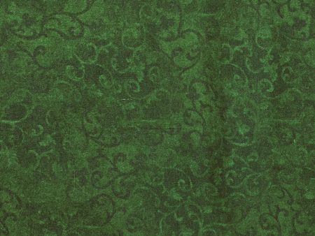 26.5  EOB Essential Flannel Fabric Green by Wilmington Discount