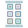 Snowflake Cotton Fabric Panel Multi CLTY3613-55 Scandinavian Winter by McKay Manor Musers for Clothworks Online Sale