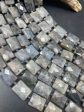 AAA Mystic Natural Labradorite Gemstone Bead Faceted 10x14mm, 12x18mm, 15x20mm Rectangle Shape, Gorgeous Natural Gray Blue Labradorite Gemstone Bead Cheap