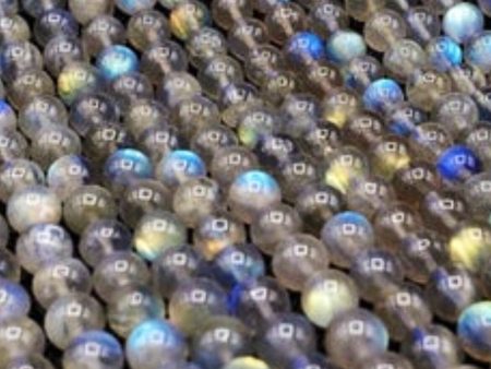 AAA Natural Blue Flash Labradorite Gemstone Bead 4mm-12mm Round Bead, Beautiful Natural Blue Flash Labradorite Gemstone Bead 15.5  For Discount