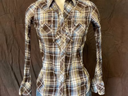 Ariat Plaid Western Button Down Online Hot Sale