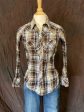 Ariat Plaid Western Button Down Online Hot Sale