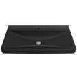 BOCCHI Scala Arch 39  Matte Black 1-Hole Wall-Mounted Fireclay Bathroom Sink Sale