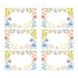 Placemat Cotton Fabric Panel White CLTY4008-1 Spring Has Sprung by Heatherlee Chan for Clothworks Supply