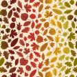 Rainbow Leaves Cotton Fabric Cream LEIA562-1 A Winter s Nap by Lewis & Irene Cheap