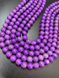 AAA Natural Phosphosiderite Gemstone Bead 4mm 6mm 8mm 10mm 12mm Round Bead, Beautiful Natural Purple Color Gemstone Beads Online now