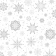 Snowflakes Cotton Fabric White MAS10353-WK Christmas Night by Monique Jacobs for Maywood Studio Online