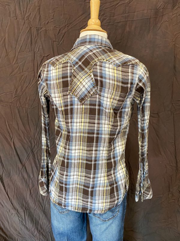 Ariat Plaid Western Button Down Online Hot Sale