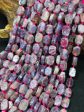 Natural Purple Tourmaline Gemstone Bead 15x10mm Tablet Shape, Beautiful Purple Pink Color Tourmaline Stone Bead, Great Quality 15.5  Strand Hot on Sale