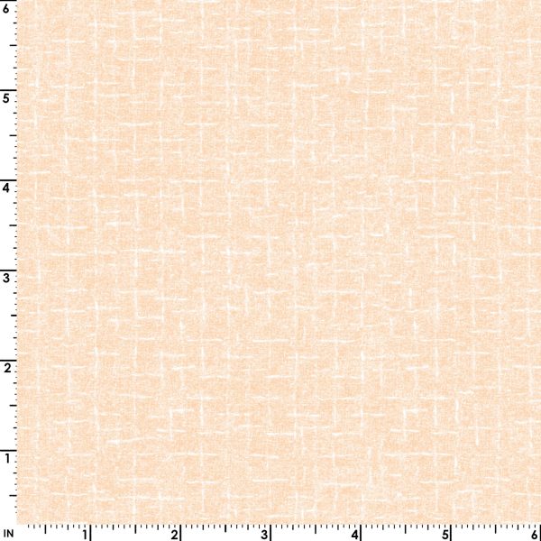 Woolies Flannel Little Lambies Crosshatch Fabric Light Orange MASF18510-O by Bonnie Sullivan for Maywood Studio For Sale