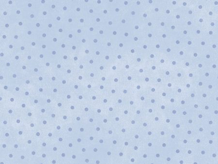 Woolies Flannel Little Lambies Polka Dots Fabric Blue MASF18506-B2 by Bonnie Sullivan for Maywood Studio Cheap