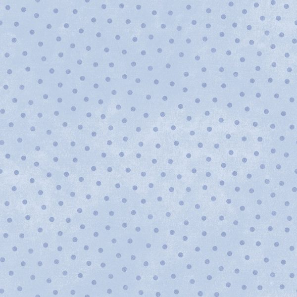 Woolies Flannel Little Lambies Polka Dots Fabric Blue MASF18506-B2 by Bonnie Sullivan for Maywood Studio Cheap