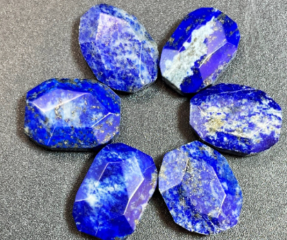 Natural Lapis Lazuli Gemstone Bead Faceted 13x18mm Rectangle Tablet Shape, Beautiful Natural Royal Blue Color Lapis Lazuli LOOSE BEADS on Sale