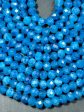 NATURAL Blue Apatite Gemstone Bead Faceted 6x5mm 8x6mm Rondelle Shape, Beautiful Blue Color Apatite Gemstone Bead, Great Quality Apatite 15.5  Hot on Sale