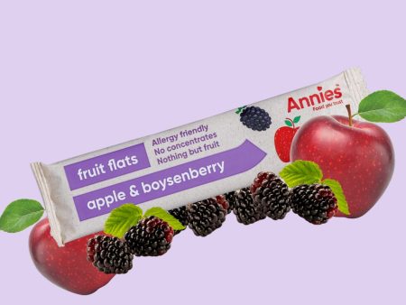 Apple & Boysenberry Fruit Flats - 30 x 30g box For Discount